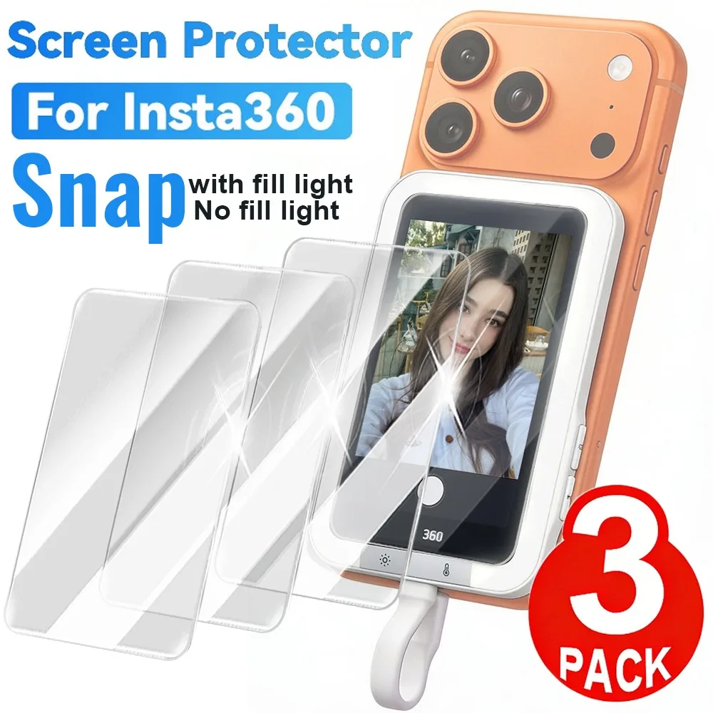 9H Hardness Tempered Glass for Insta360 Snap Display Screen Protector HD Anti-Scratch Film for Insta360 Snap Mobile Phone Selfie