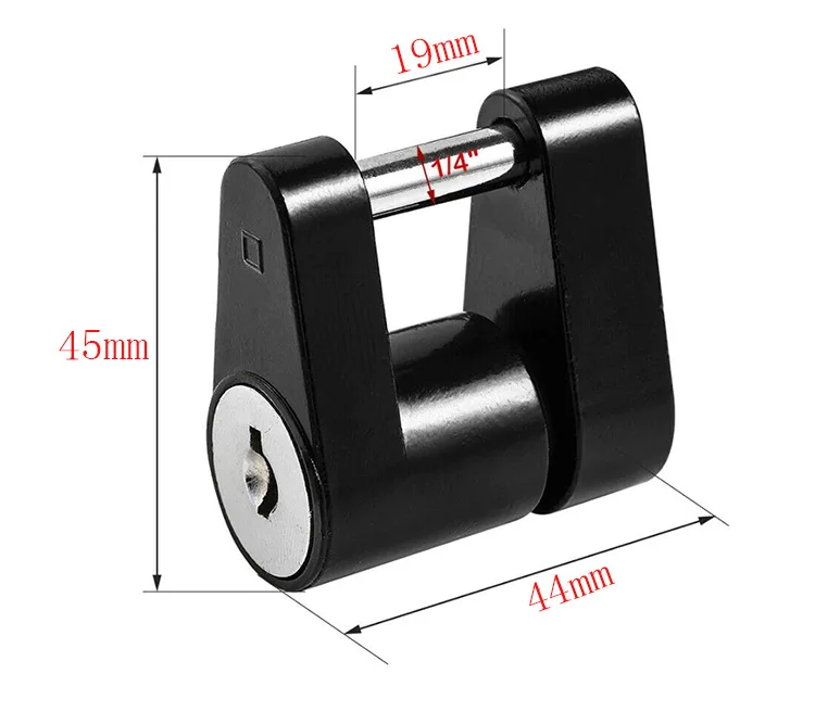 RV Trailer Lock Hook Tractor Trailer  1/4 Hook Lock Connector Lock Set