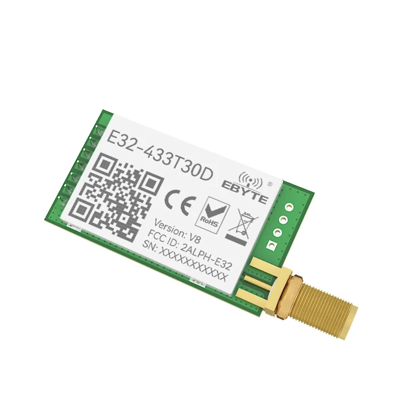 LoRa TXCO 433 МГц 1 Вт модуль E32-433T30D-V8 Модуль LoRa передатчик UART 433T30D беспроводной радиочастотный приемопередатчик дальнего действия 8 км