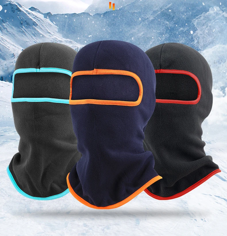 Balaclava Men Women Outdoor Beanie Winter Cycling Polar Fleece Skiing Motorcycle Windproof Warm Face Protection Soft Hat