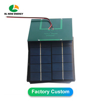 5Pcs 1.2W 5V Solar Panel w/ Pre-Soldered Wires Solar Plate DIY Charger for GPS Pet Tracker Mini Electronics Projects 100*100MM