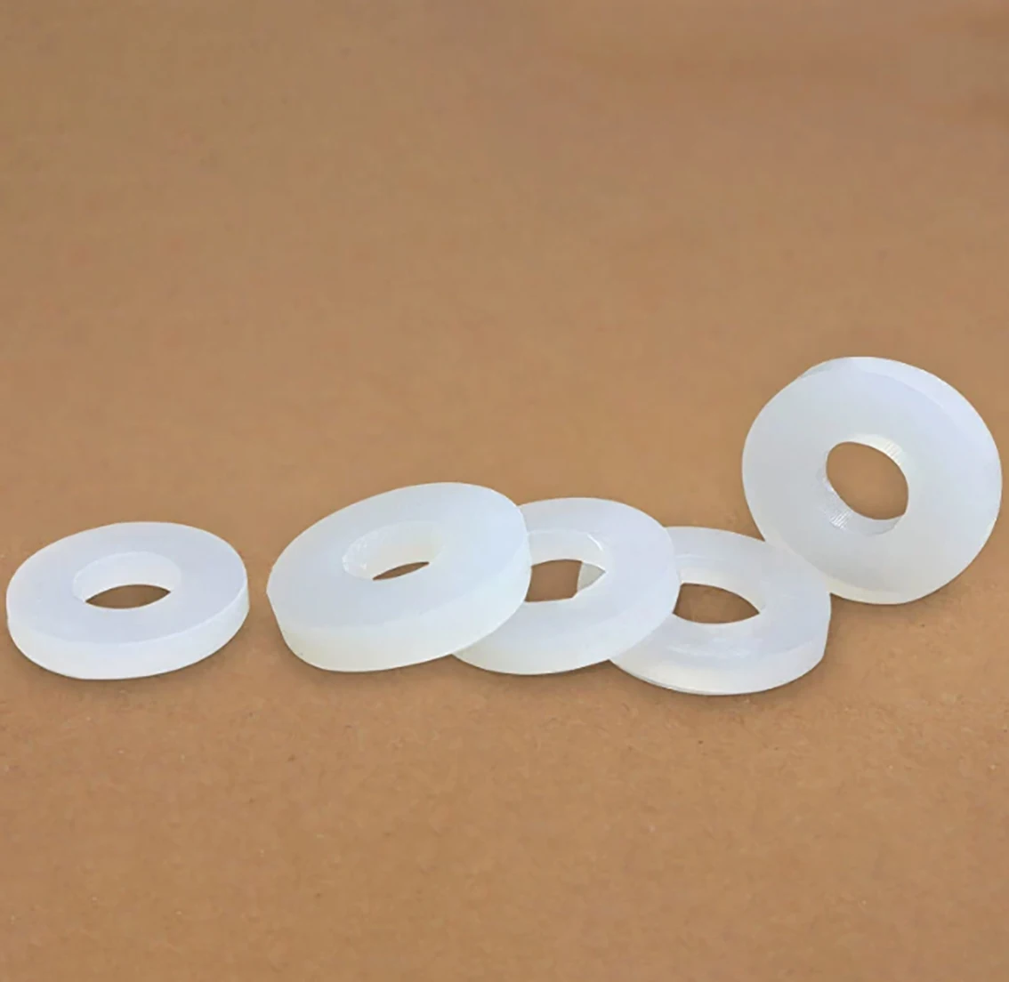 10Pcs Soft Silicon Rubber Flat Gasket ID 2-36mm O-Ring Seal Washer Plumbing Faucet Sealing Ring Shock Absorber Gasket Waterproof