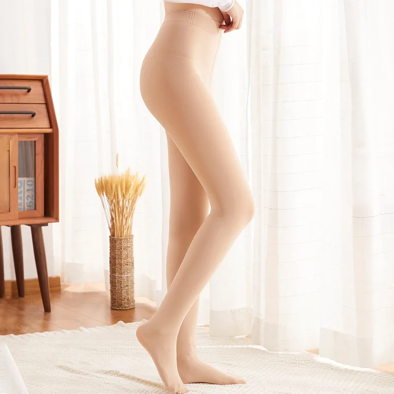 Women Winter Leggings Luxury High Elastic Stockings Translucent Tights Pantyhose Thermal High Waist Sock Pants Elastic Leggings