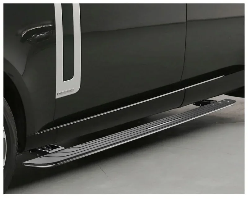 

Для Land Rover Range Rover Sport L461 2023-2025: Алюминиевые аксессуары (с кронштейнами), 2 шт. выдвижных электрических порогов-подножек