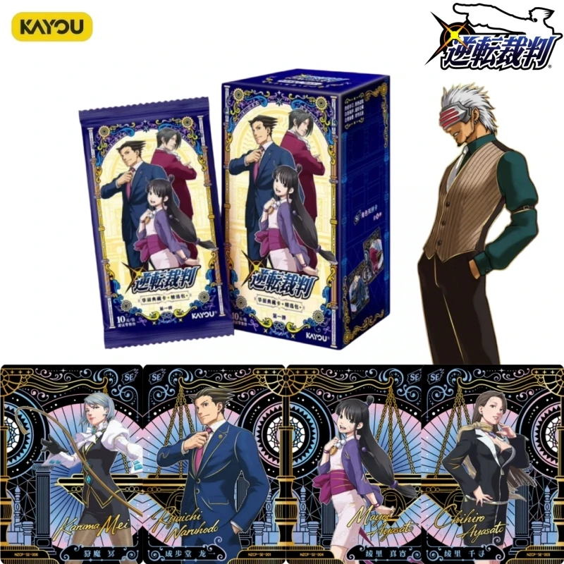 

KAYOU New Product Ace AttorneySeries Card Official Genuine Anime Peripheral Collection Toy Card Festival Gift Original Box