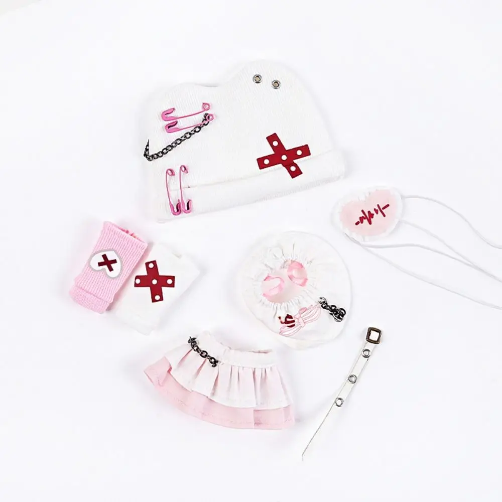 1 set Casual Wear OB11 Heart Beat Series Set Handmade Dress Up Doll Hoodie Shorts Cloth Decoration Obitsu11 Outfit Bjd 1/12