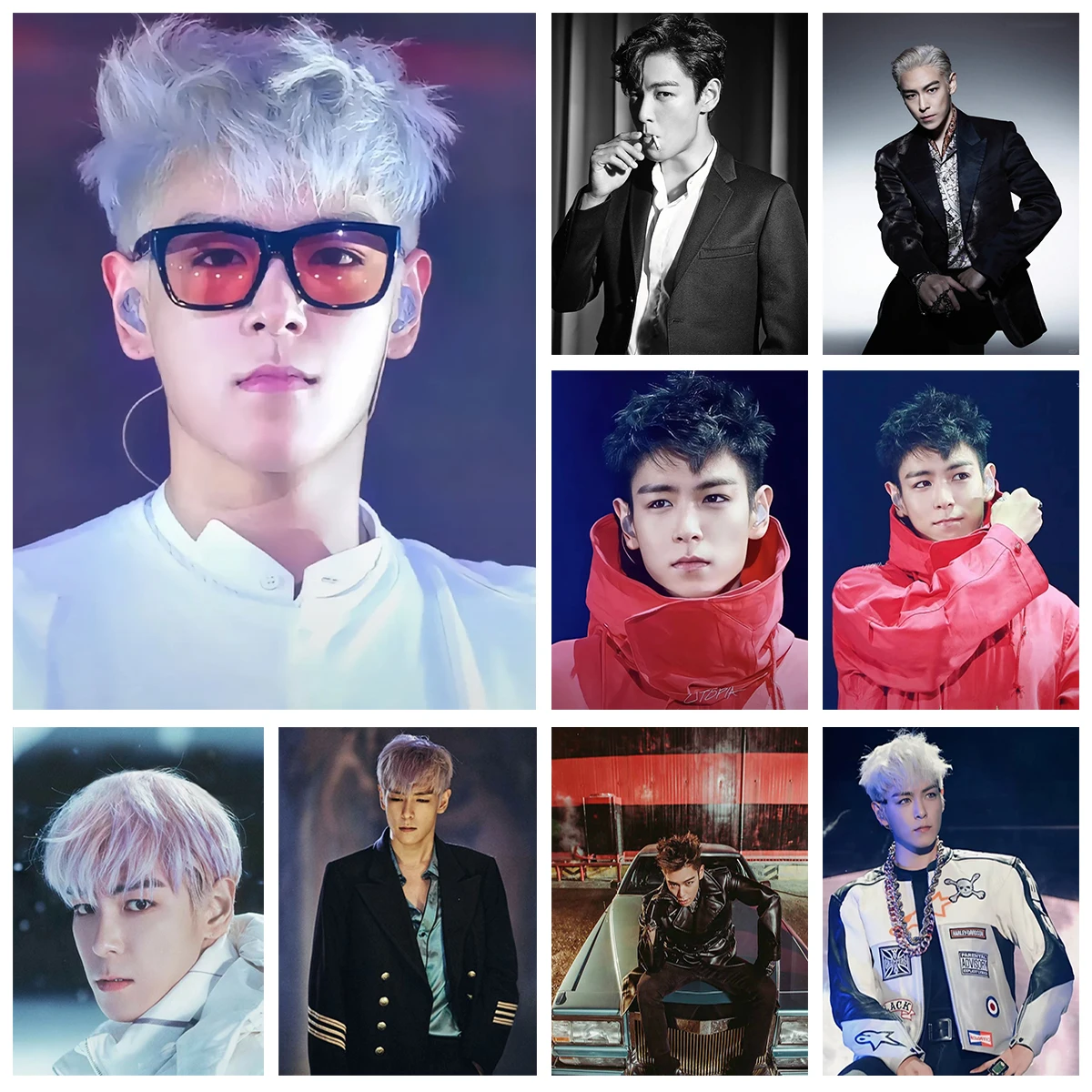 Choi Seung Hyun 5D Diamond Painting Kpop Singer Star Posters Diamond Embroidery Mosaic Oil Painting T.o.p Fans Gift Room Decor