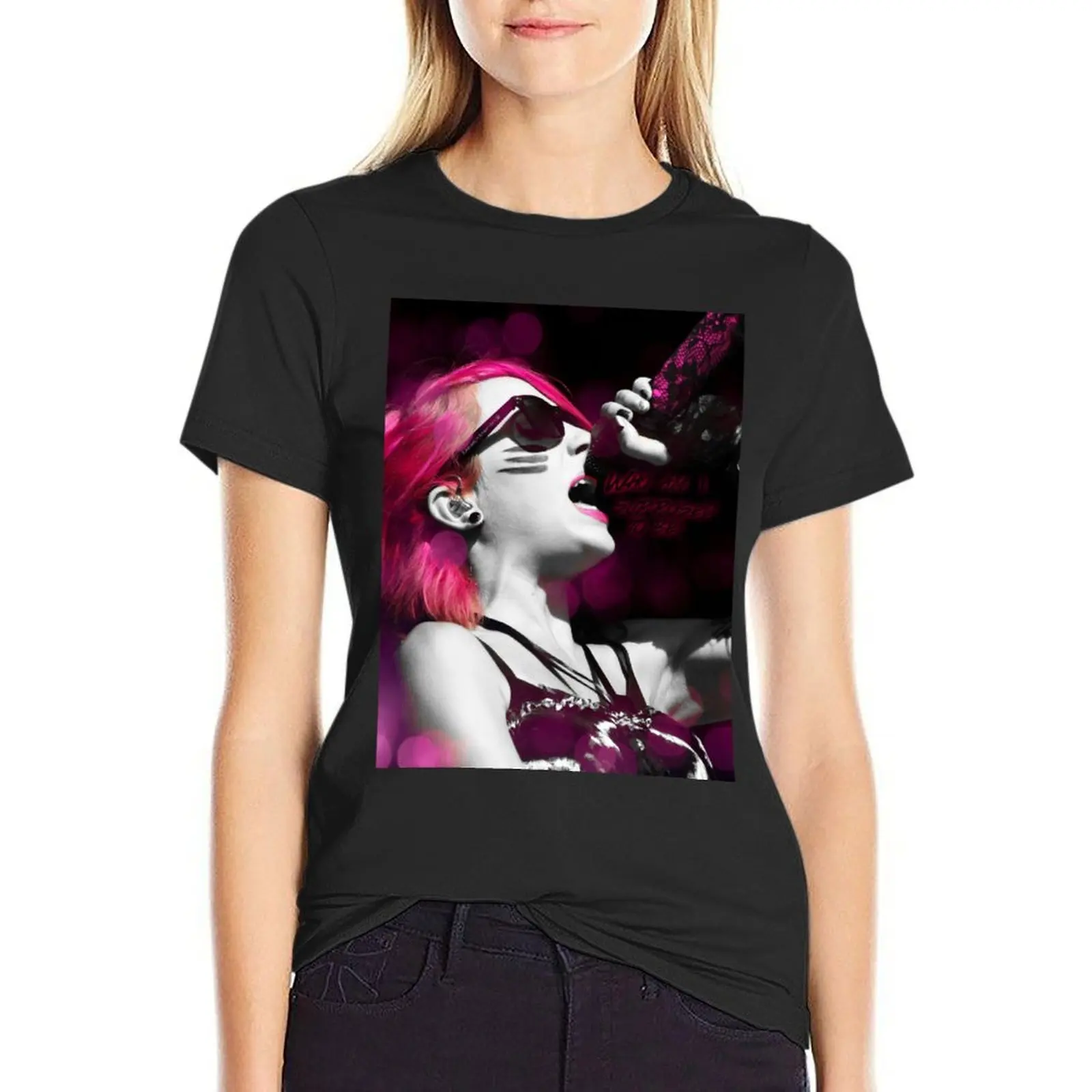 

Supposed To Be-Icon For Hire T-Shirt animal prinfor plus sizes funny Women's t-shirt
