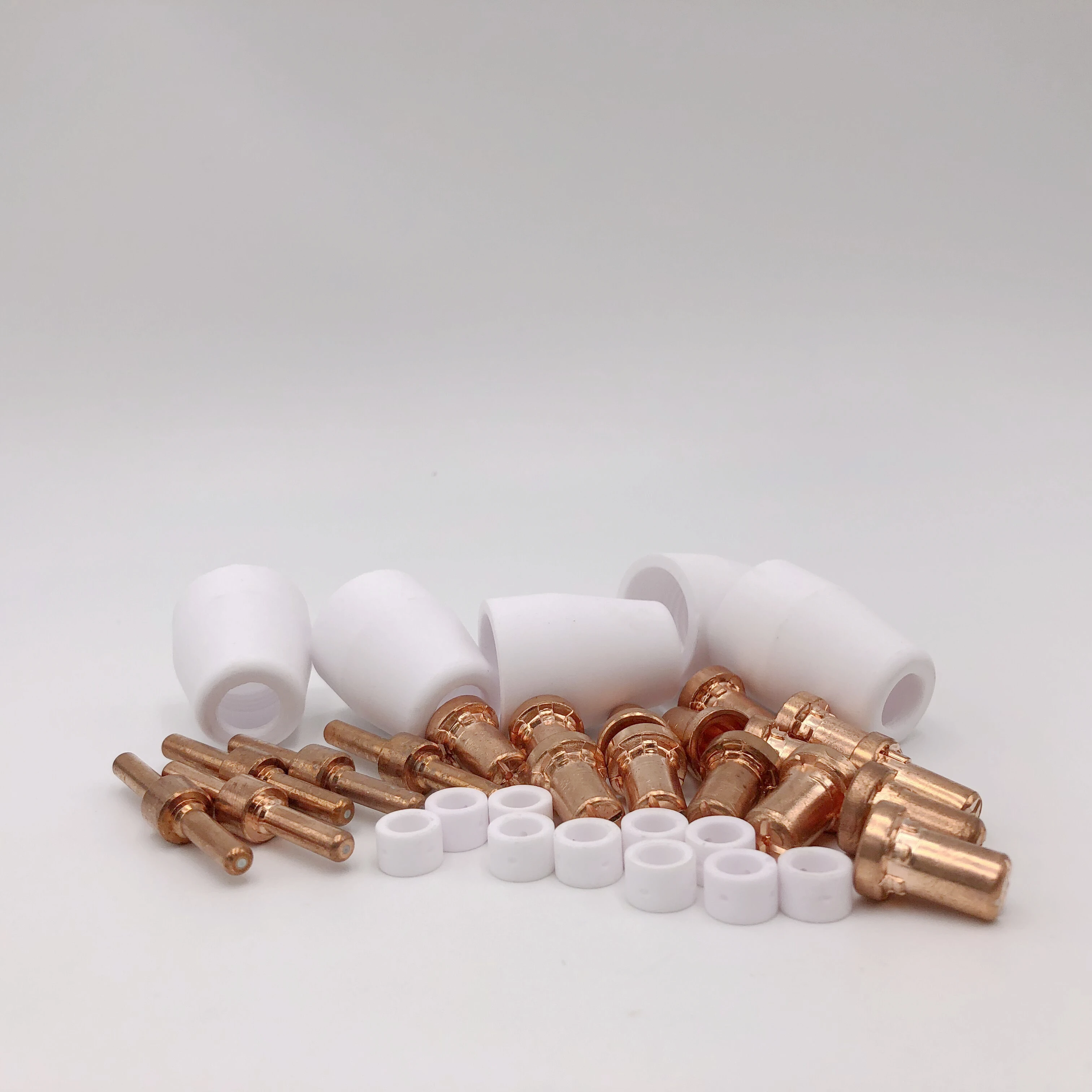 JINSLU PT-31 Tocha de corte de plasma Consumíveis Copo de proteção / Eletrodo / Pontas / Difusor de gás 35PCS