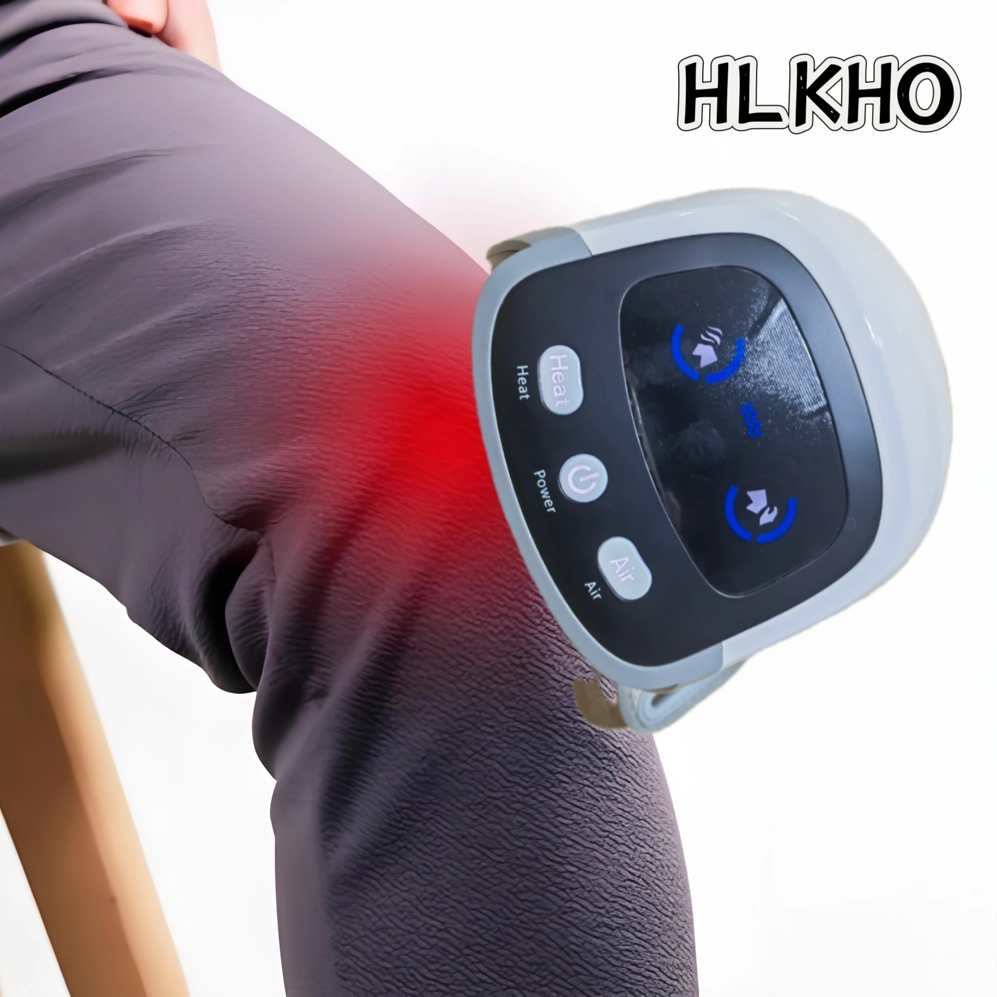

Professional Knee Therapy Massager with Heating & Red Light - Wireless Air Compression Massage for Joint Muscle Pain