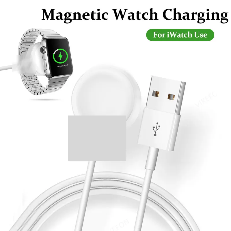 ساعة مغناطيسية لاسلكية فائقة الذكية وسادة شاحن شحن سريع منفذ USB من النوع C لساعة أبل 10/9/8/7/6/5/4/3/2 SE Charge