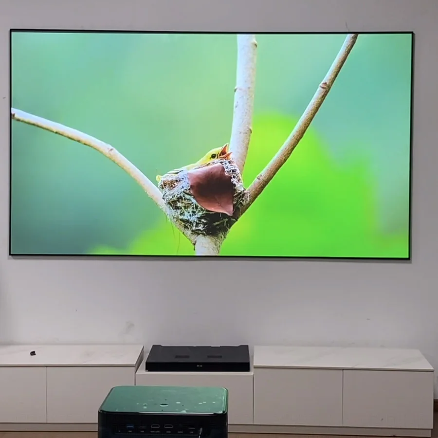 Vividora ALR Fresnel 5.0 Pro Fixed Frame Projection Screen Anti-Light 3D 4K 8K Home Cinema for Standard/Long Throw Projectors