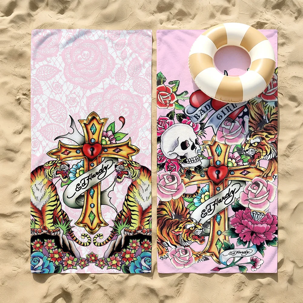 Fashion Brand E-Ed H-Hardy Towel For Beaches Yoga Studios Gyms Hot Springs Swimming Pools And Picnics