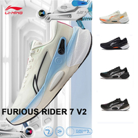 LI-NING Men Running Shoes FURIOUS RIDER 7 V2 Professional  Atheletic Sports Sneakers ARZU003