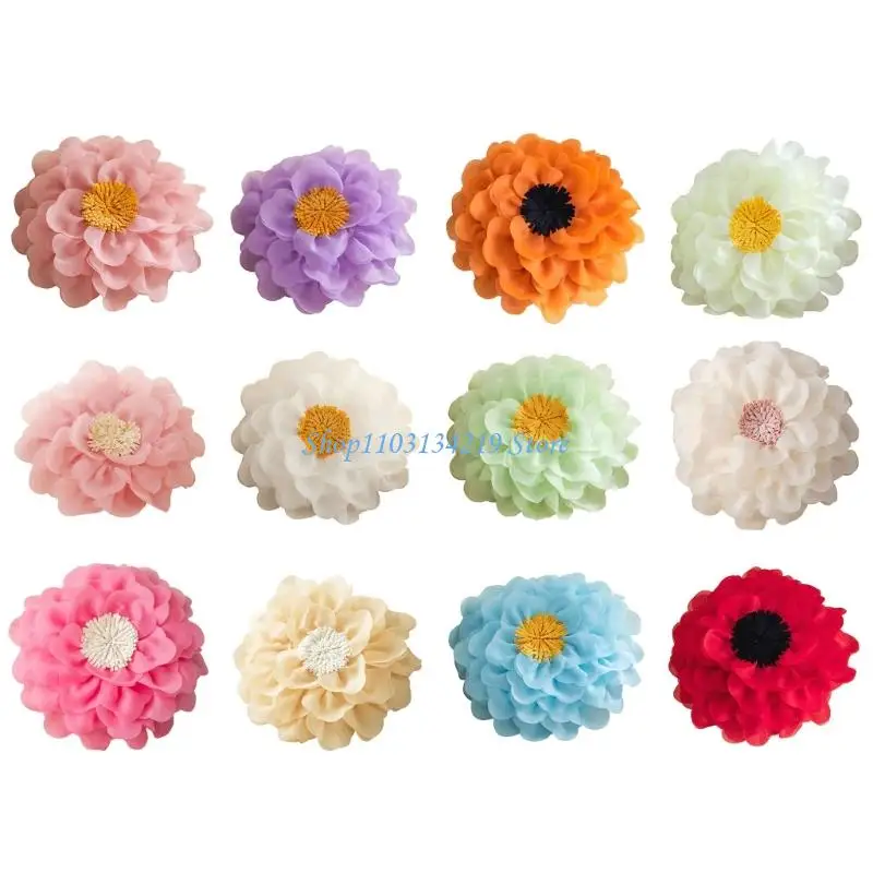 

N5KC Легкая чистка Съемная наволочка из органзы с цветочным узором для использования на диване