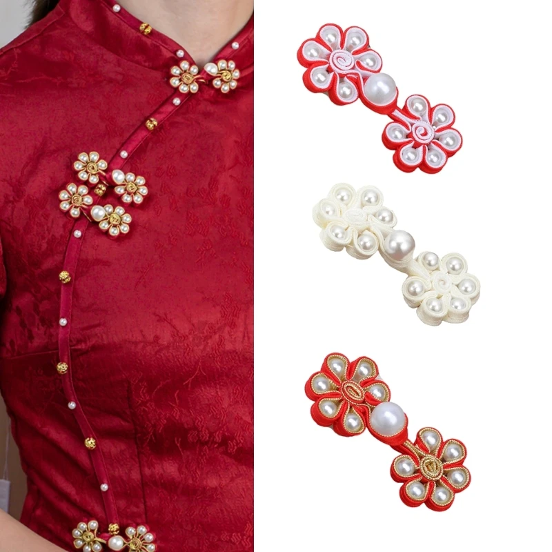 Boutons fermeture chinois pour les amateurs bricolage, accessoires Cheongsam à coudre, attaches pour bricolage