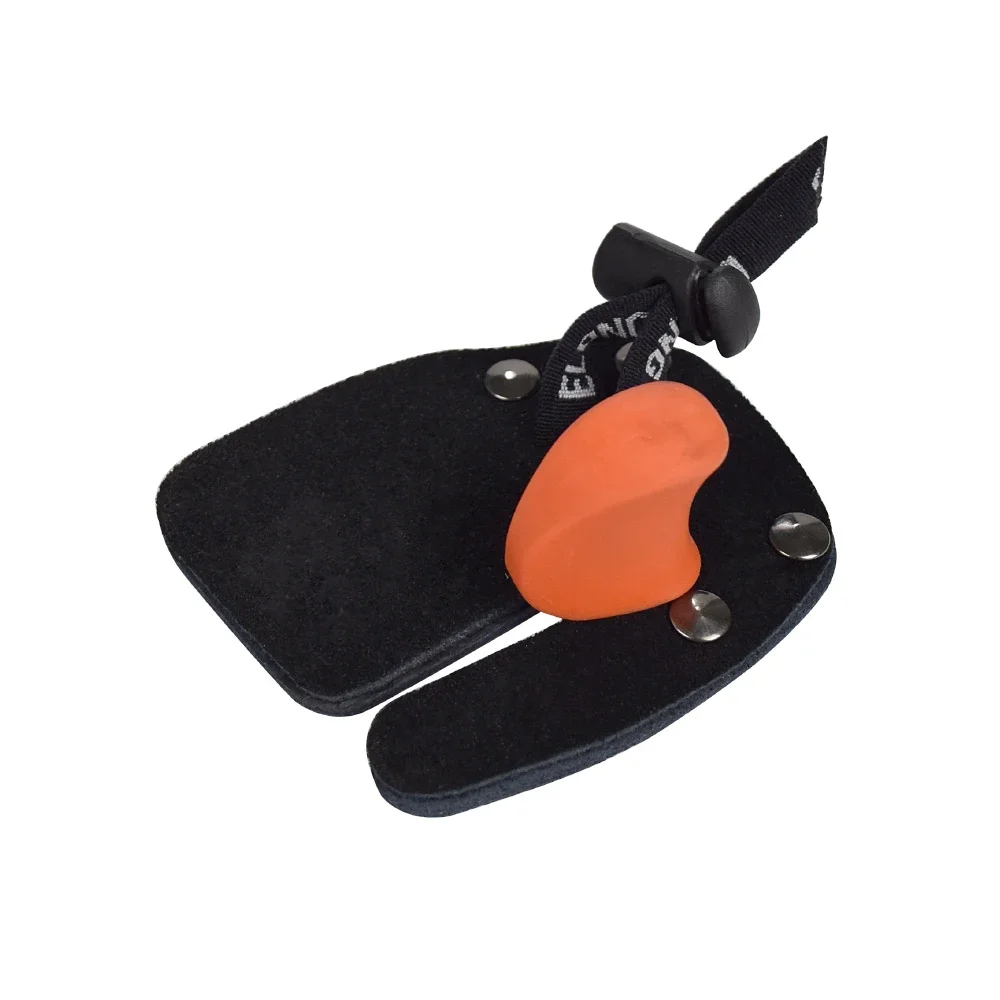 1 pcs Archery Finger Tab Guard Bow Protector Gear Glove Right Left Leather Adjustable Outdoor Shooting