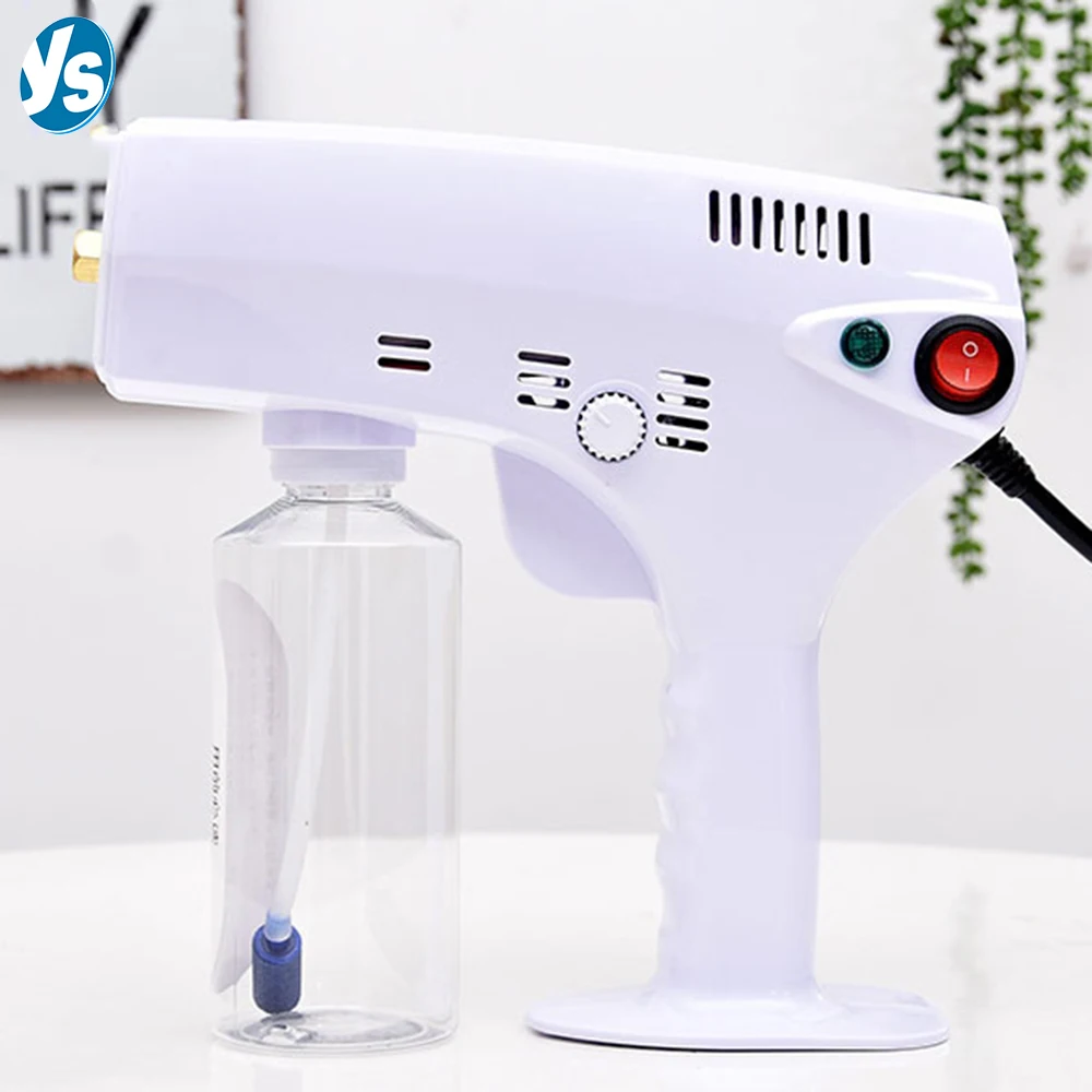 Portable Nano Steam Gun - 280ML Hair Care & Hydration Sprayer for Coloring & Styling | Blue Micro Mist Technology