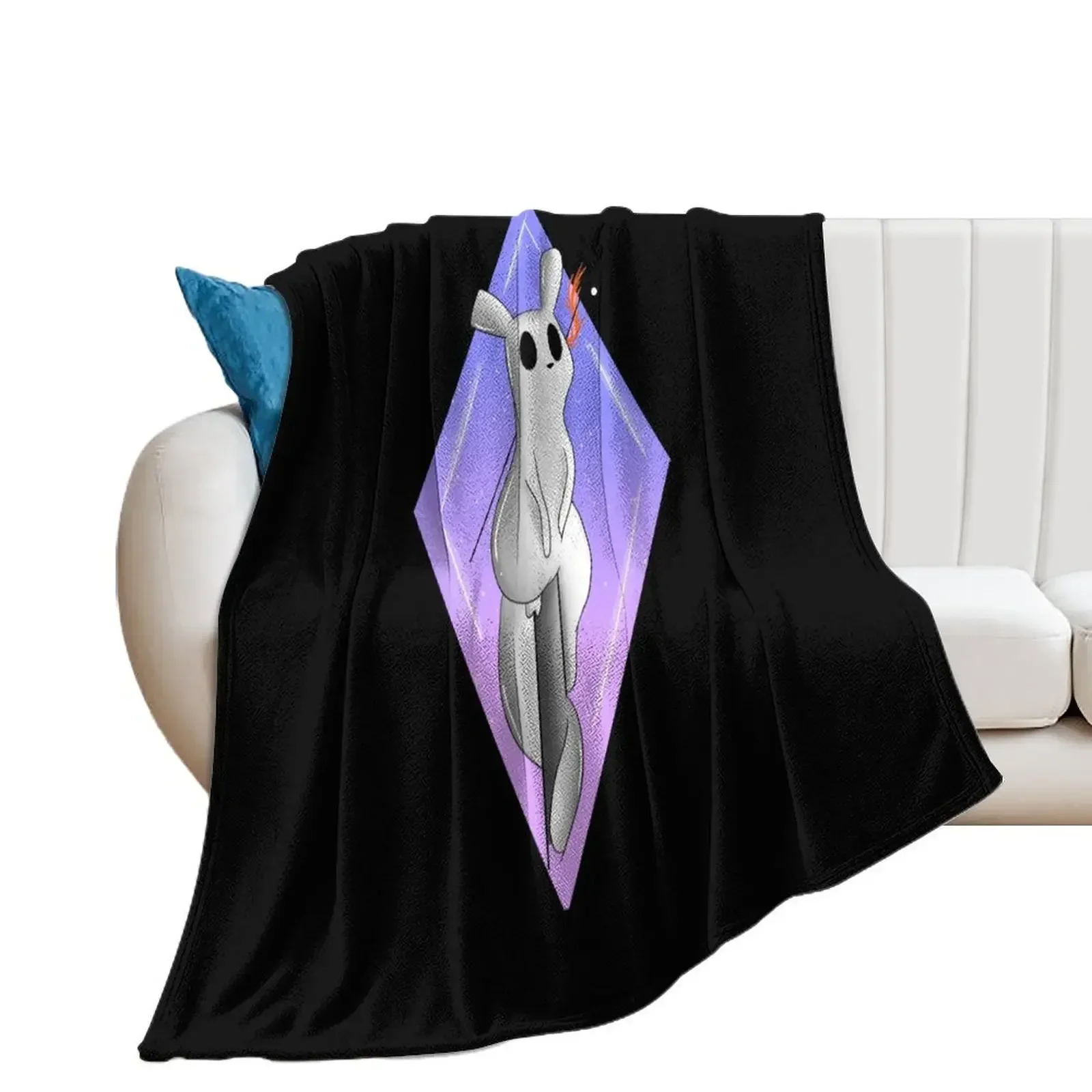 Diamond Slugcat // Rainworld Throw Blanket Heavy Comforter Blankets