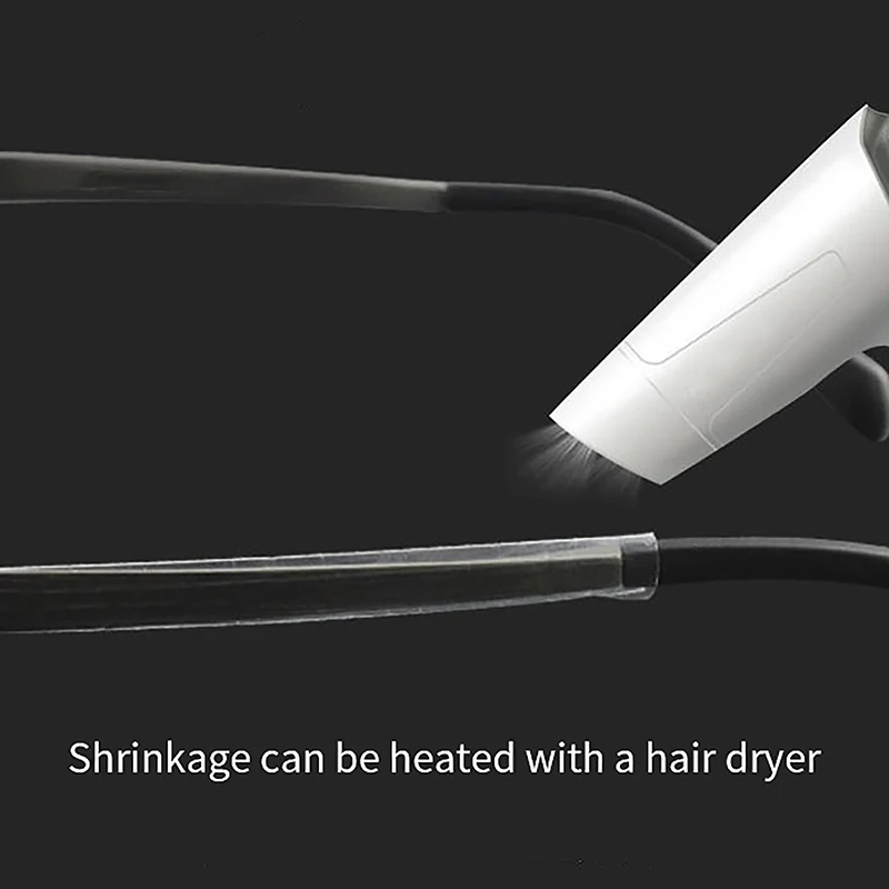 

1M Eyeglasses Anti-Allergic Heat Shrinkable Tip Tube Cover Optical Store Accessories for Metal SunGlasses Ear Face Protection