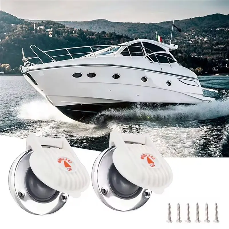 Windlass Foot Switch 2 Pcs For Marine Anchor For 12V/24V Boat Yacht Replacement Control Switch Boat Accessory
