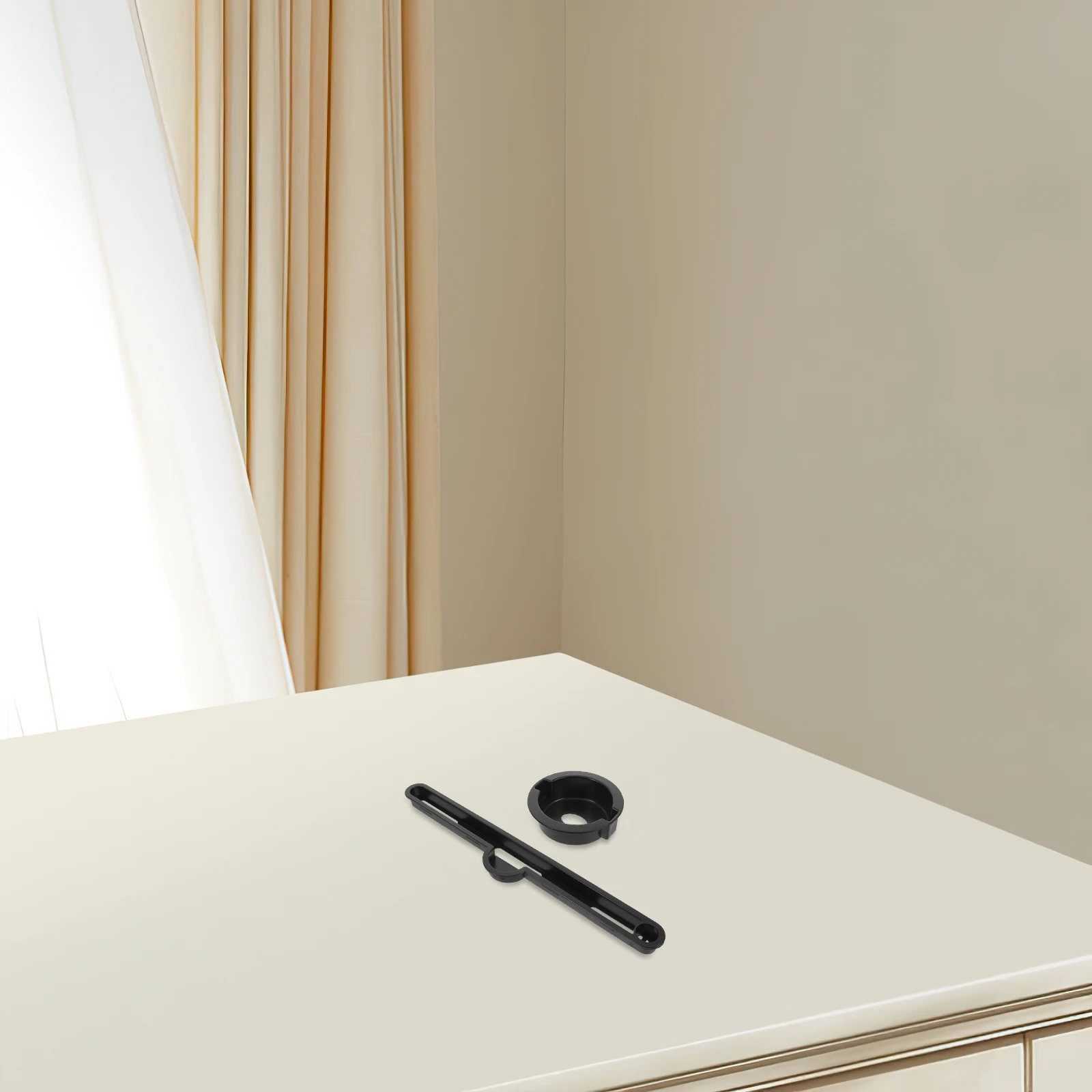 

2Sets Folding Desk Accessories Bed Laptop Table Anti-Scald Cup Holder Card Slot Organizer Portable Plastic Desk Slot Attachments