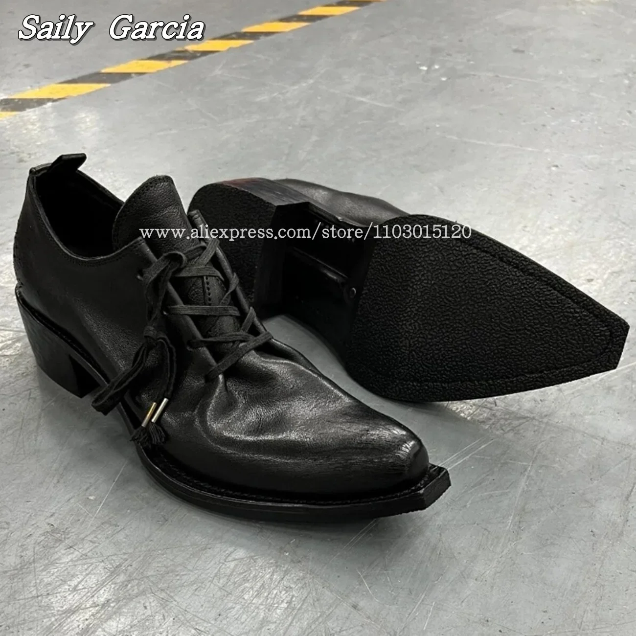 

Retro Cowhide Leather Front Lace Up Ankle Pumps 2025 New Size 35-44 All-Match Work Shoes INS Fashion Men/Women Casual Pumps