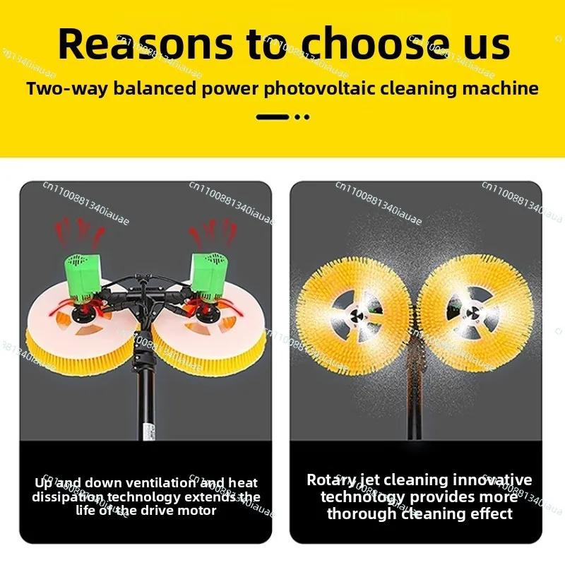 Photovoltaic Panel Cleaning Machine Tools Cleaning Brush Machinery Solar Panel Components Robot Equipment