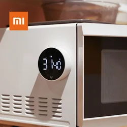 Xiaomi New Miiiw Digital Kitchen Timer Magnetic Countdown Timer with 3 Volume Levels 2 Non-Slip Pads Egg with Large LED Screen