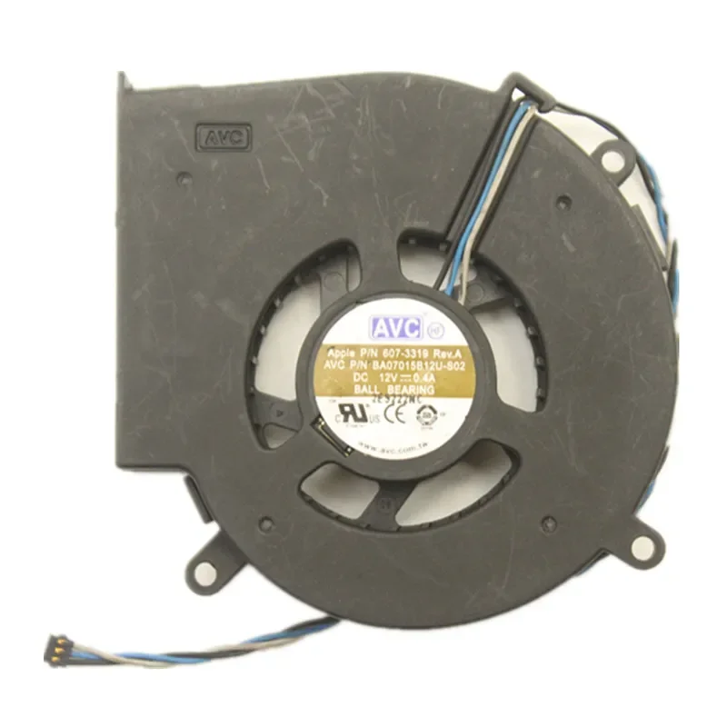 

Для AVC BA07015B12U-S02 DC 12 В 0,4 А 7 см 7015 70x70x15 мм шарикоподшипник турбинный вентилятор охлаждения