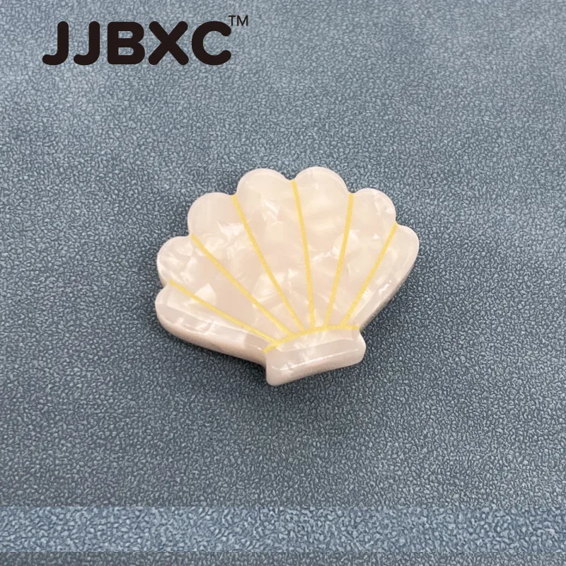 JJBXC سحر مشبك حذاء معدني عبر إكسسوارات الأحذية ثلاثية الأبعاد معدن المحيط شل اللؤلؤ لتقوم بها بنفسك إكسسوارات أحذية الموضة #3