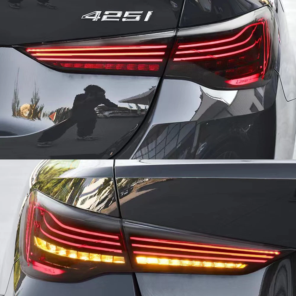 ل BMW 4 سلسلة G22 G82 GTS الضوء الخلفي 420i 430i M440i 2020 -2020 OLED الذيل ضوء الجمعية مع مصابيح الفرامل الخلفية اكسسوارات السيارات
