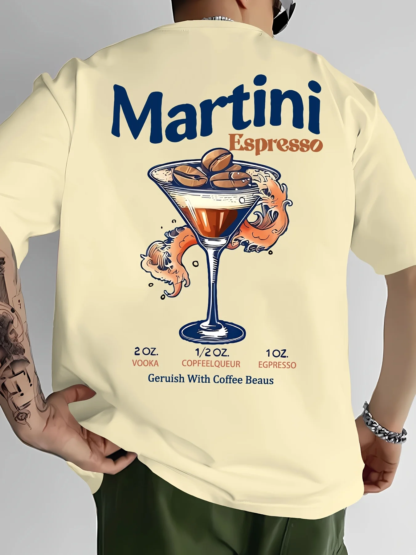 2025 Fashion Wine Glass Print 100% Cotton Men Women T-shirts Summer Autumn Daily Outdoor Sports Casual Loose Street Short Sleeve