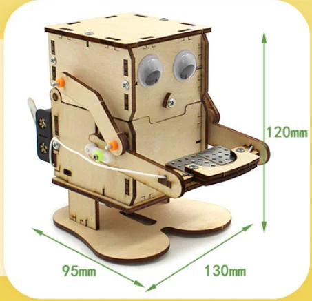DIY Mikroskop-Bagger-Roboter-Modellbausatz - Wissenschafts- und Technologie-Trendspielzeug für kleine Projekte und pädagogische Experimente – Detail 5