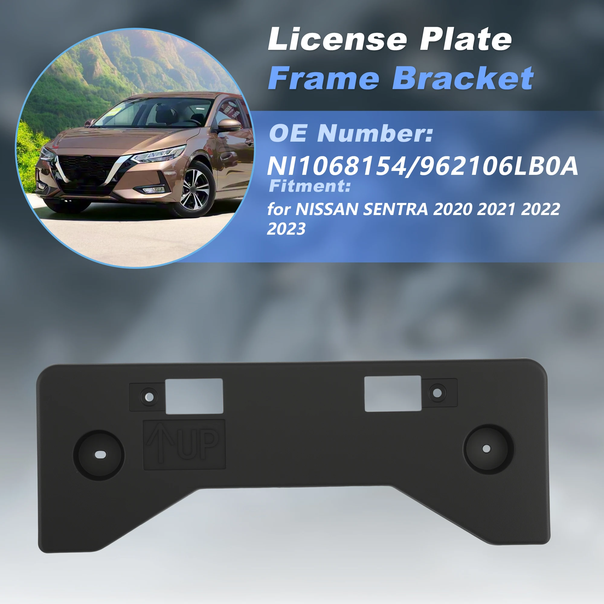 uxcell-front-bumper-license-plate-for-nissan-sentra-2020-2023-noni1068154-962106lb0a