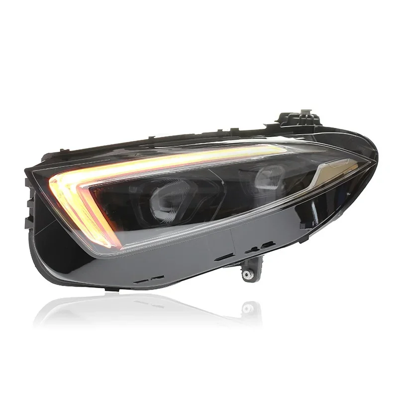 

2018-2023 CLS Head Lamp Assembly High-End LED Lens 12V New 6000K Daytime Running Lights Turn Signals 25W