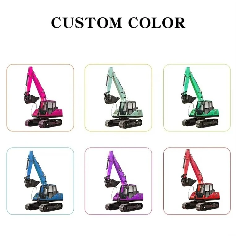 Industrial Hydraulic Digger 23Ton Heavy Industrial Mining Model Thickened Wear Bucket Open Pit Ore Extraction Hydraulic Digger