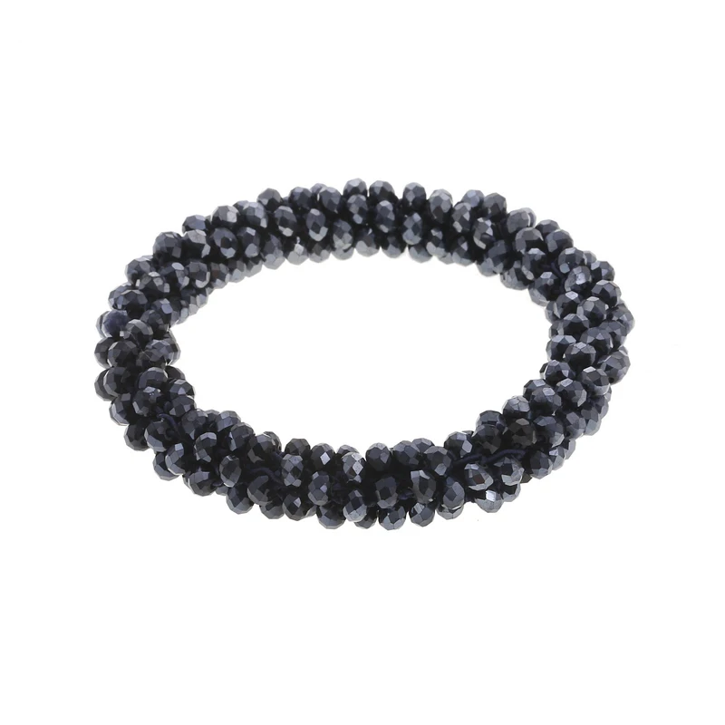 Boho Elastische Armbänder für Frauen, Vintage Stretch Bohemian Femme Haar-Accessoire, Kristallglasperlen-Armbänder, Party-Schmuck, Geschenk – Detail 19