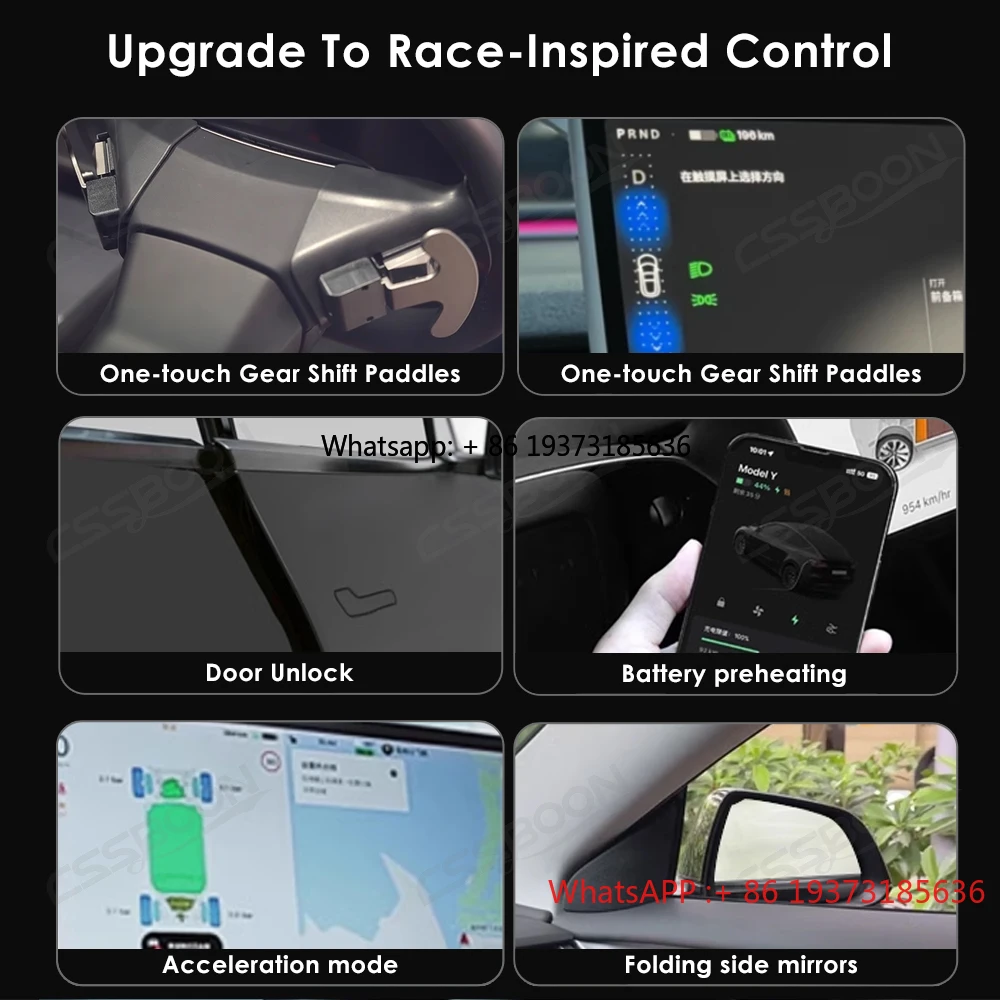 المادية عجلة القيادة وظيفة زر والعتاد شيفتر المجاذيف ل تسلا نموذج 3 هايلاند 2023 اليد الحرة سيارة مساعدة الملحقات