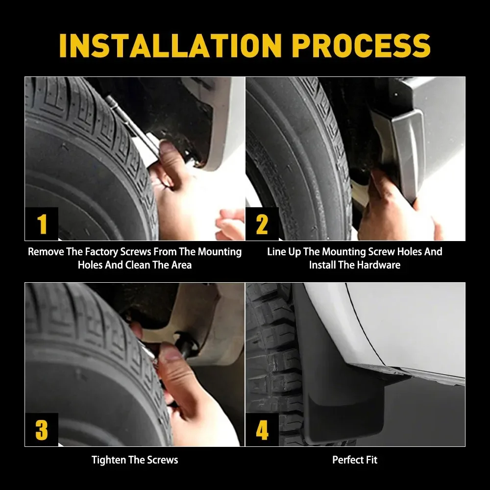Mudguards Fenders for Changan CS55 PLUS 2TH 2022-2023 Black ABS Automotive Tire Accessories Car Exterior Decor Protective Parts