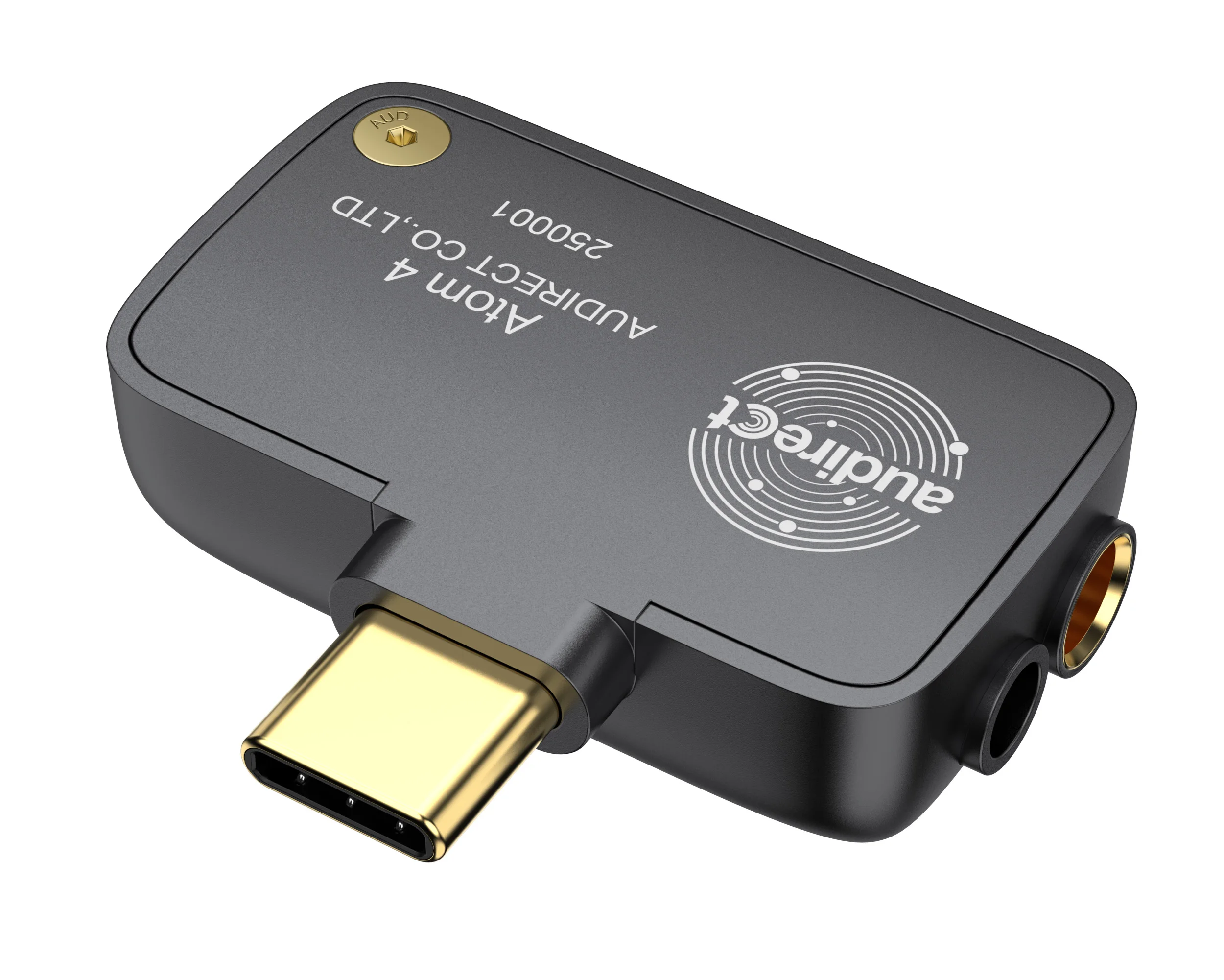 Audirect ATOM4 الصوت المحمول DAC/Amp مع مضخم سماعة الرأس USB C ذو الدائرة المتوازنة الحقيقية