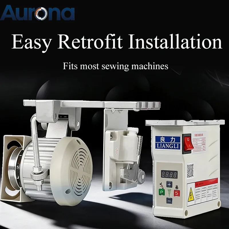 【Industrial】220V Servo Motor For Sewing Machine Silent Energy Saving Adjustable Speed Industrial Sewing Machine Motor Retrofit K