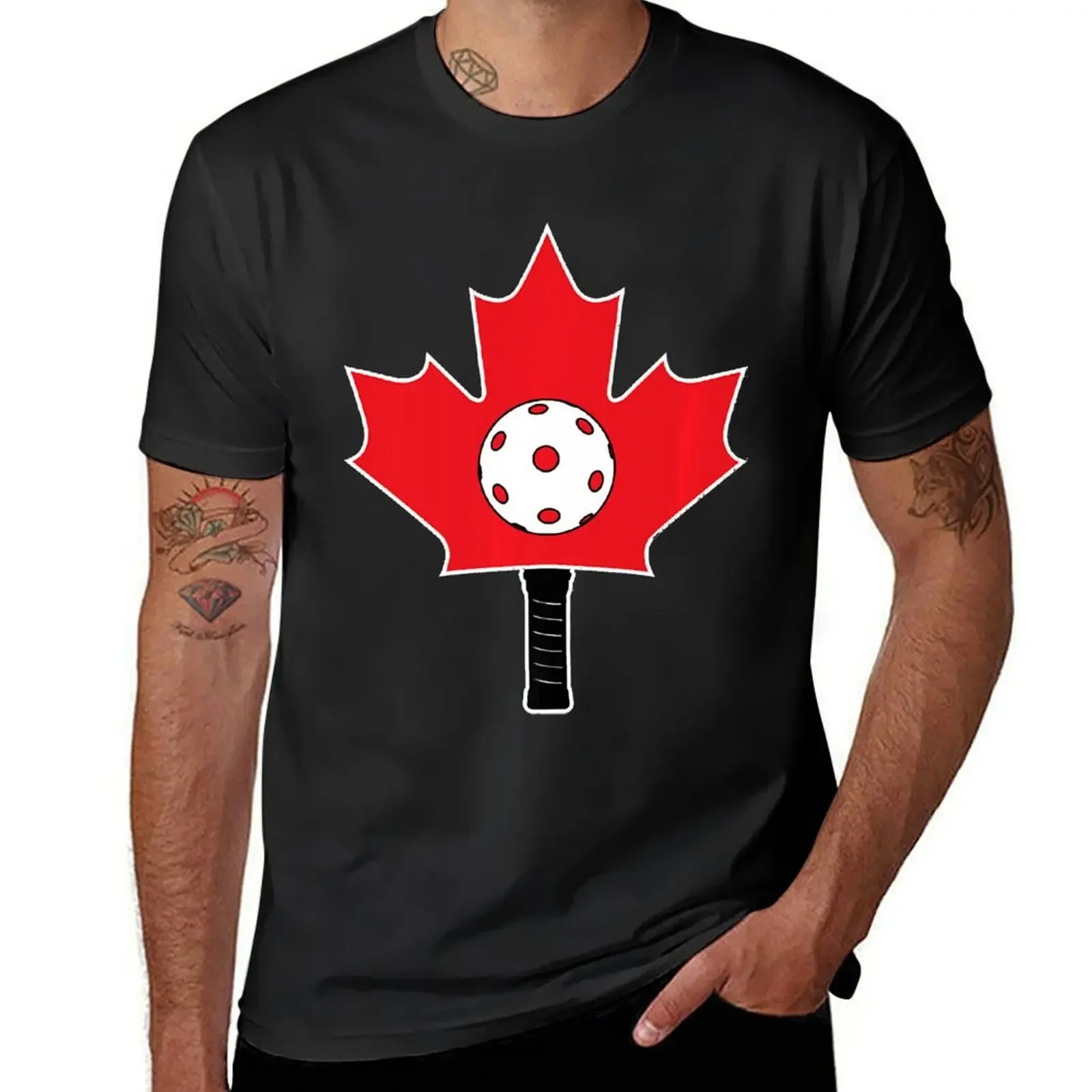 Pickleball Canada to Canada Day Canadian Pickleball Player T-Shirt luxury clothing labubu plus size tops Men's t-shirts