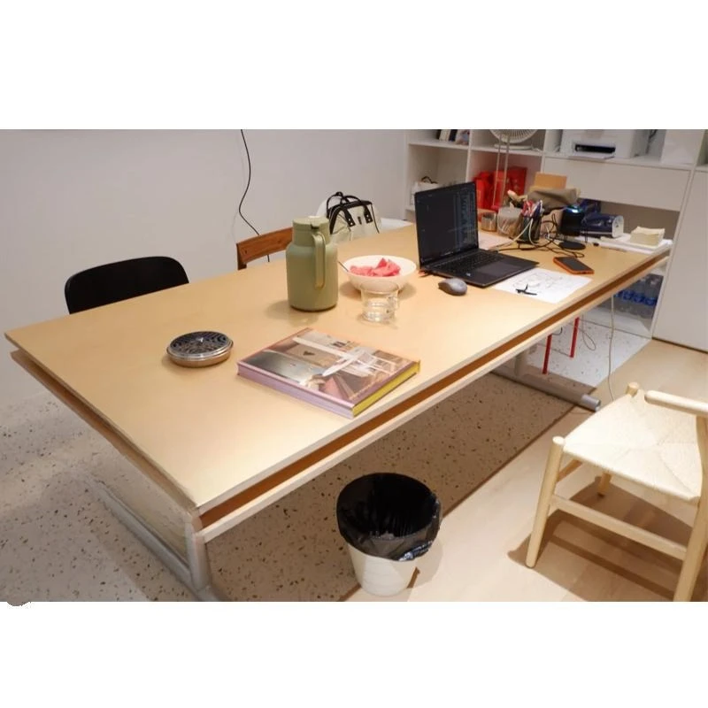 

Birch multi-layer computer desk, simple long table, tea table, household, workbench