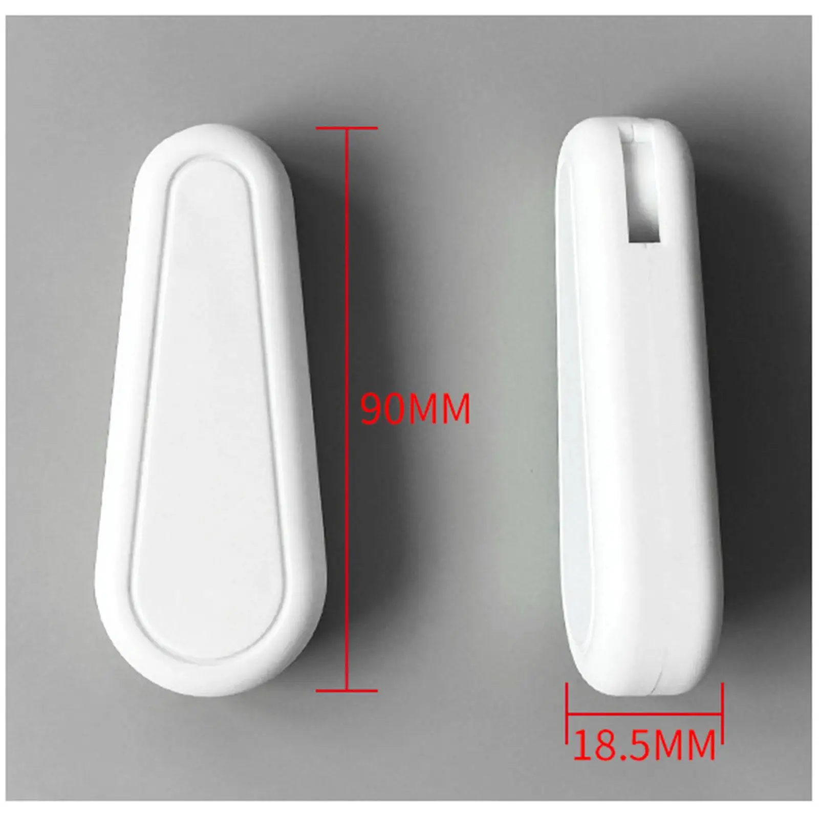 Lest de rideau vertical en plastique léger avec poignée pour chaîne ou cordon, accessoire pour rideaux à enrouleur, pour usage domestique