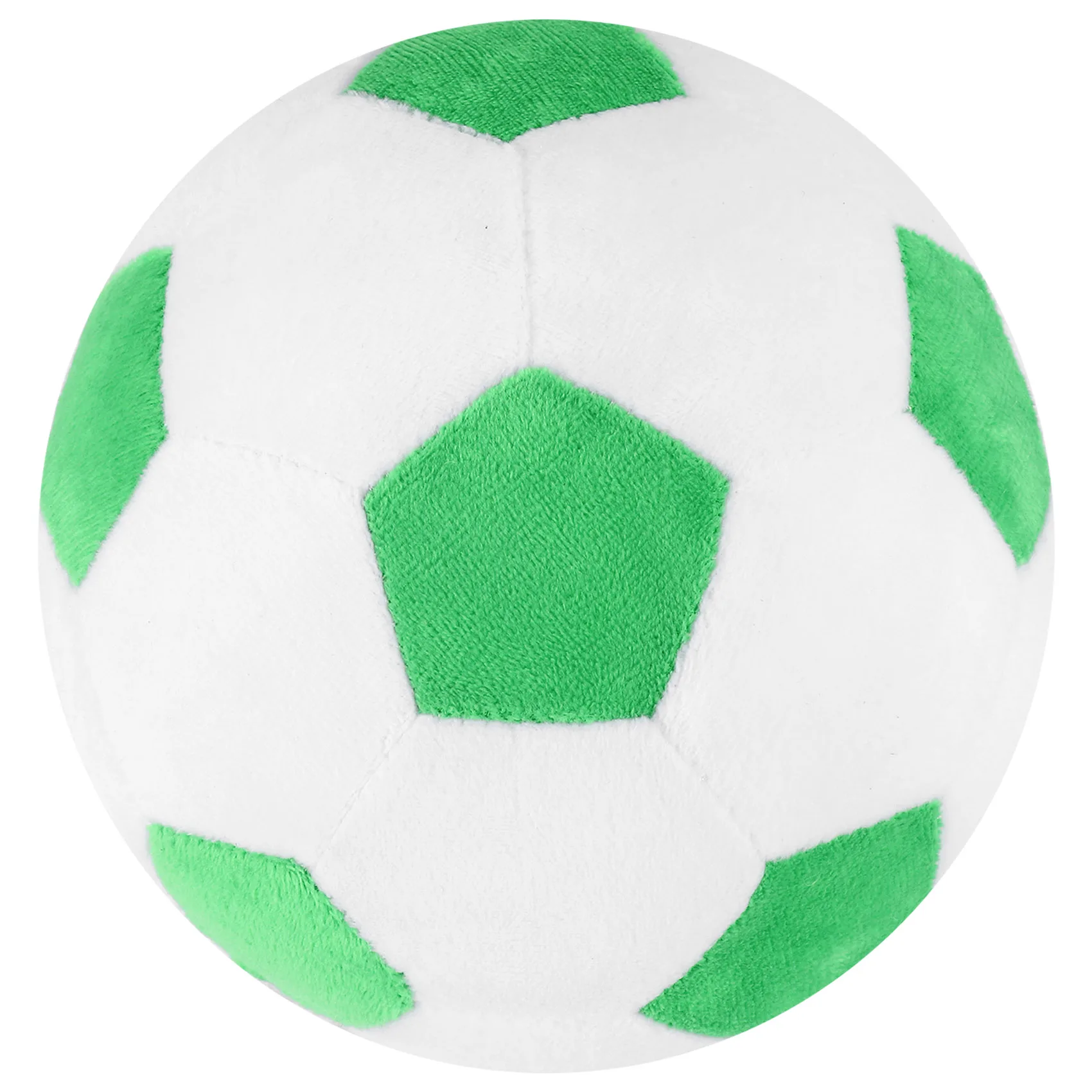 Soccer Sports Ball Throw Pillow Stuffed Soft Plush Toy For Toddler Baby Boys Kids Gift, 8 inch L X 8 inch W X 8 inch H, Green