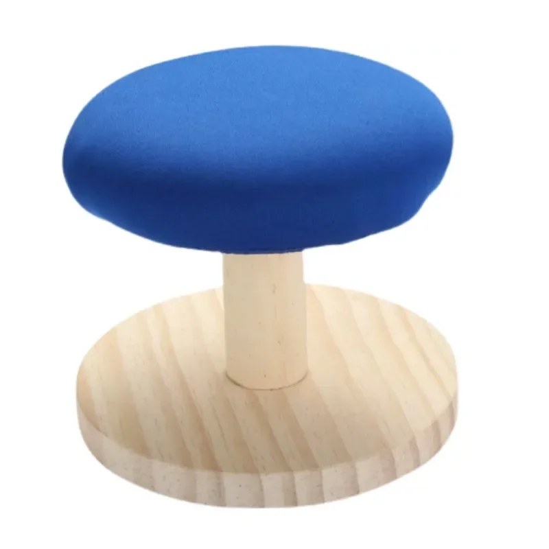 Solid Wood Ironing Stool Multi Functional Ironing Board Round Long Sleeve Ironing Bench for Clothes Sewing
