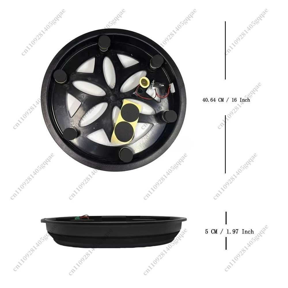 Durable 8/10/12/14/16 Inch Internal Plate Tray Acoustic Electric Snare Tom Drum Triggers 6 Cone Foam Assemblies with 6.3MM Jack
