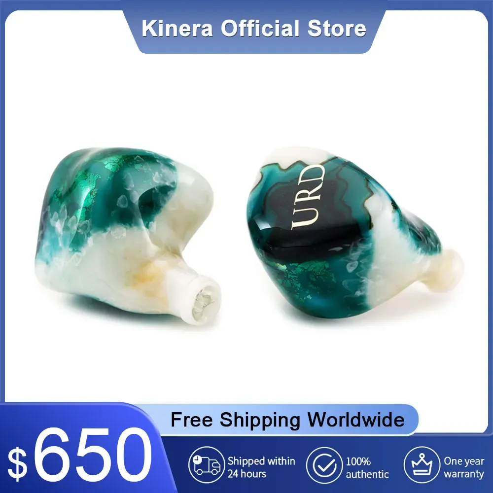 

Kinera URD 2DD+1BA+2EST In-Ear Earphone Hybrid Drivers Monitor Headphone With 2.5+3.5+4.4mm Plug 2Pin 0.78mm Detachable Cable