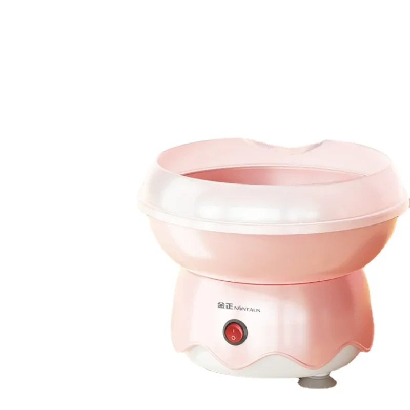Máquina de algodão doce para crianças, máquina automática de algodão doce artesanal, mini açúcar granulado colorido extravagante